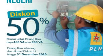 PLN NTT Beri Diskon 50% Biaya Pasang Baru
