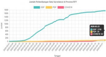 Trend Covid-19 di NTT Terus Naik