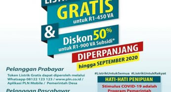 PLN Pastikan Perpanjangan Bantuan Listrik Stimulus Covid-19 Tepat Waktu dan Sasaran