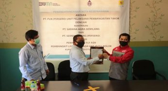 PLN Manfaatkan Abu Batubara PLTU Bolok jadi Bahan Baku Semen