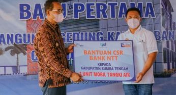 Dirut Bank NTT Raih Top Leader On CSR Commitment 2022