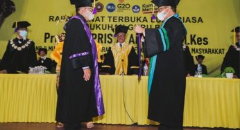 Undana Kukuhkan Profesor Pertama Fakultas Kesehatan Masyarakat