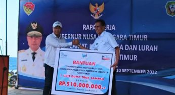 Bank NTT Serahkan Satu Truk Sampah Senilai Rp510 Juta untuk Flores Timur