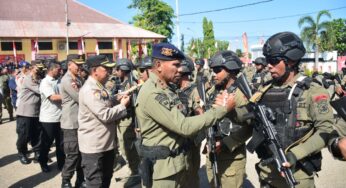 Pesan Penting Kapolda NTT Kepada 105 Brimob yang Bertolak ke Papua