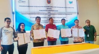 Bank NTT Bersama BPKP dan Pemkab Ende Teken MoU dan PKS Penerapan SP2D Online