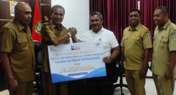 Bank NTT Tata Taman Kota Herman Fernandez dengan Dana CSR Rp169 Juta
