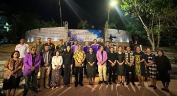 Pesan Wagub Johni Asadoma di Prosesi Jalan Salib Pemuda Klasis Kota Kupang